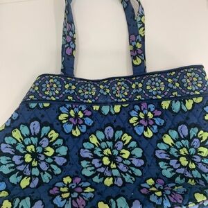 Vera  Bradley floral  Blue Tote Bag purse